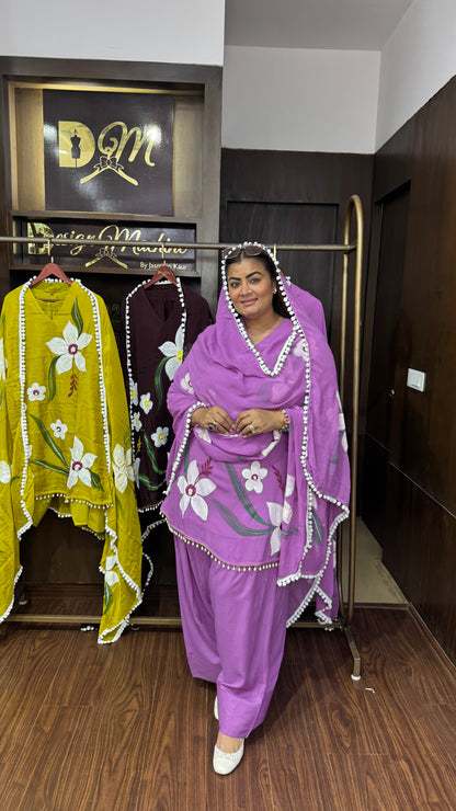 Pure Glass Tissue (Farshi Salwar Suit)
