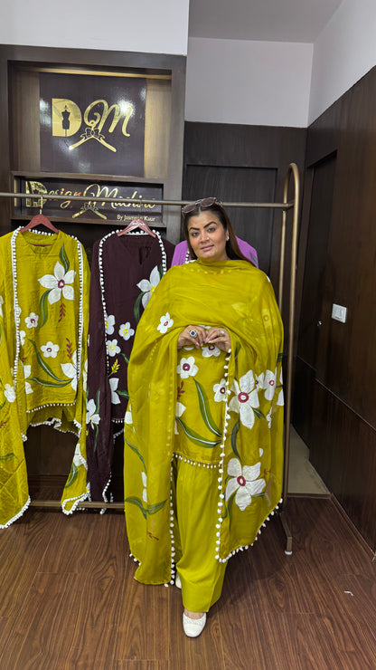 Pure Glass Tissue (Farshi Salwar Suit)