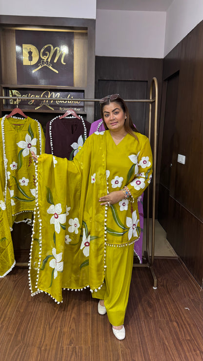 Pure Glass Tissue (Farshi Salwar Suit)