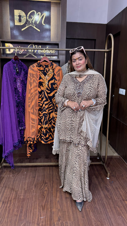 Ira (Pure Georgette Sharara Suits)