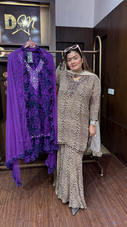 Ira (Pure Georgette Sharara Suits)