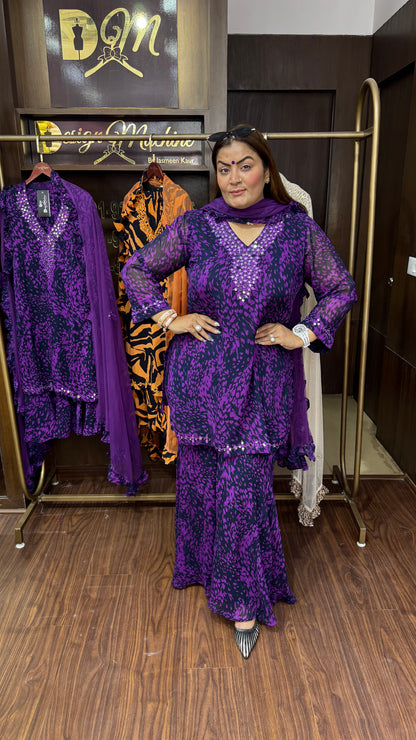 Ira (Pure Georgette Sharara Suits)