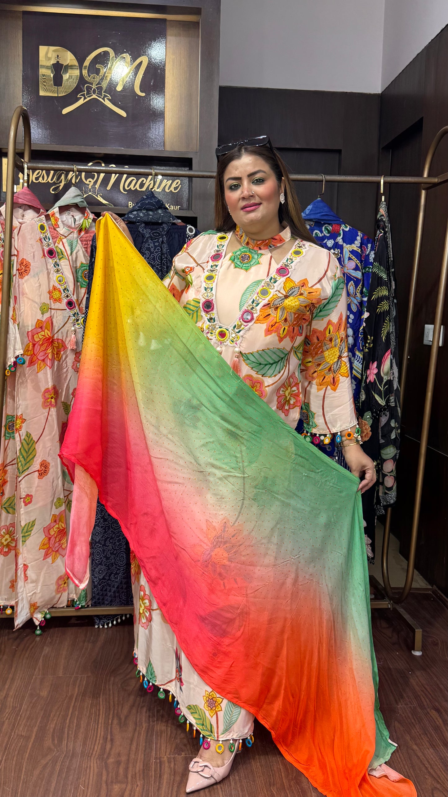 Gulzaar Crepe Suit