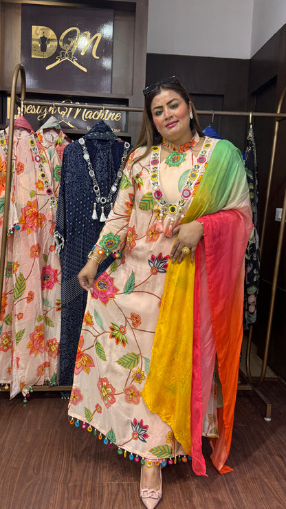 Gulzaar Crepe Suit