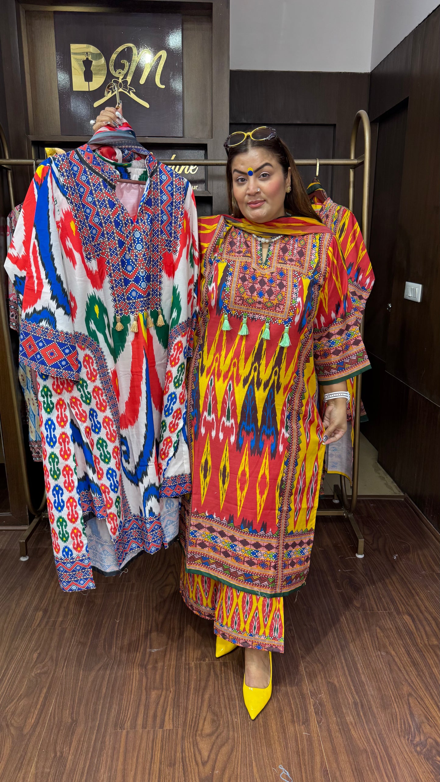 Esha (Cotton Suit With Georgette Dupatta)