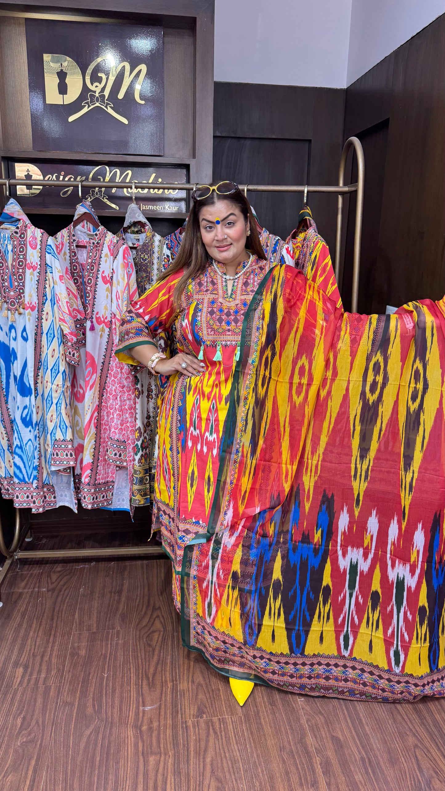 Esha (Cotton Suit With Georgette Dupatta)