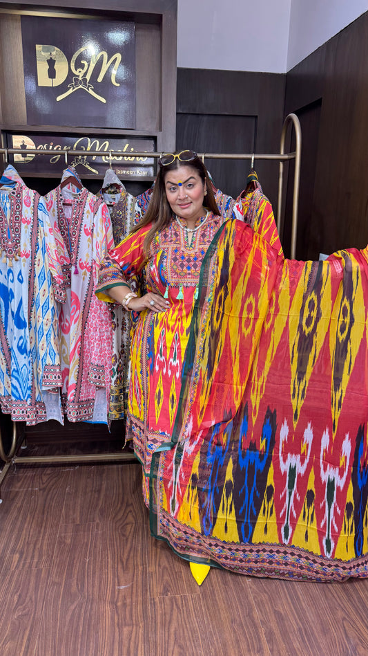 Esha (Cotton Suit With Georgette Dupatta)