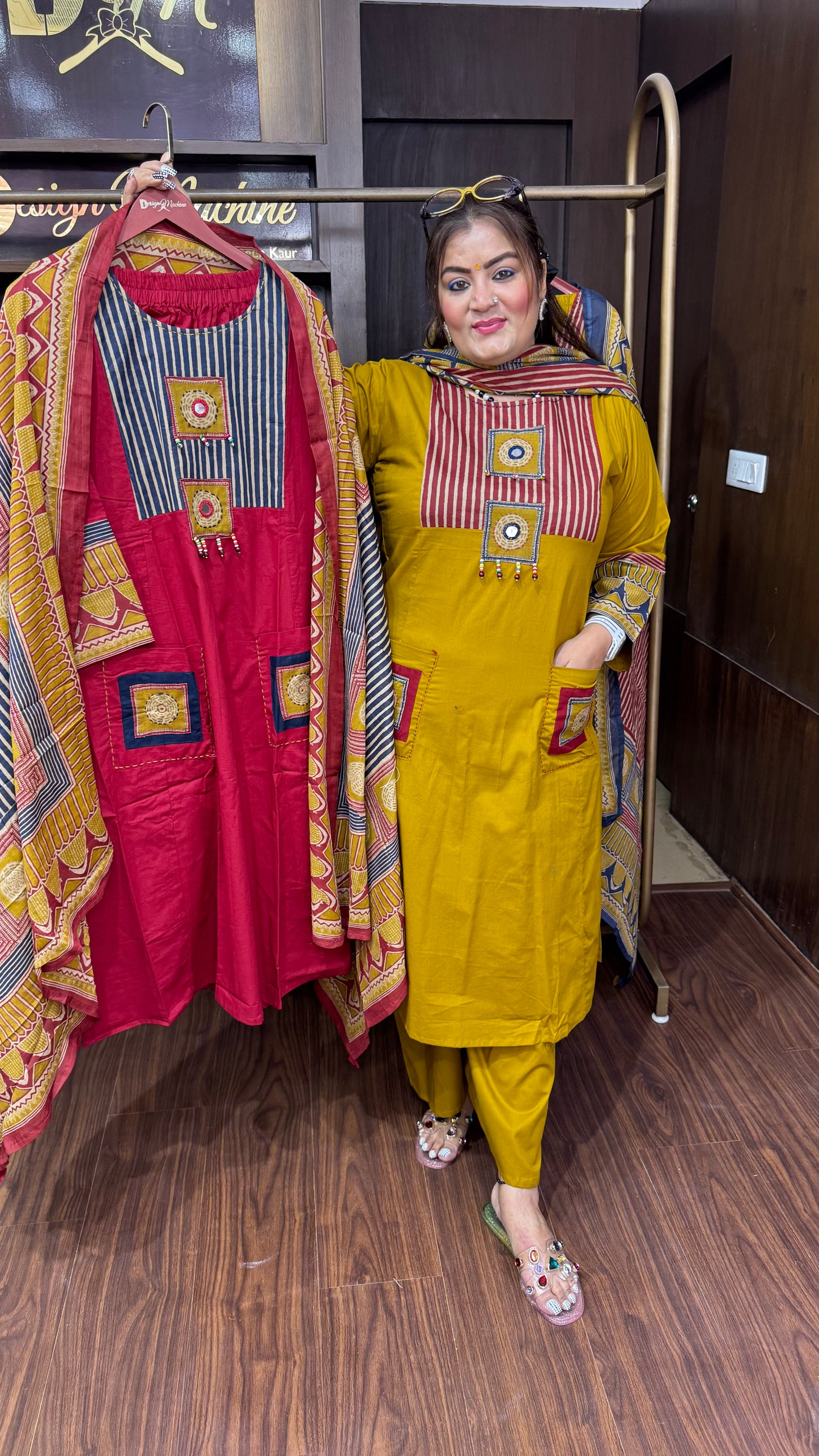 Tiya (Cotton Stitched Suit)