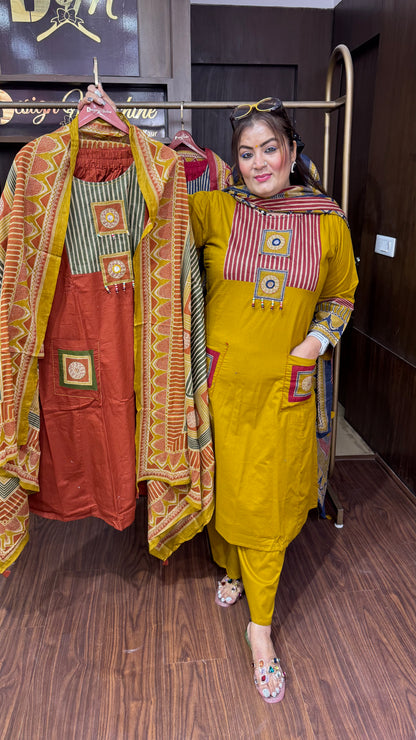 Tiya (Cotton Stitched Suit)