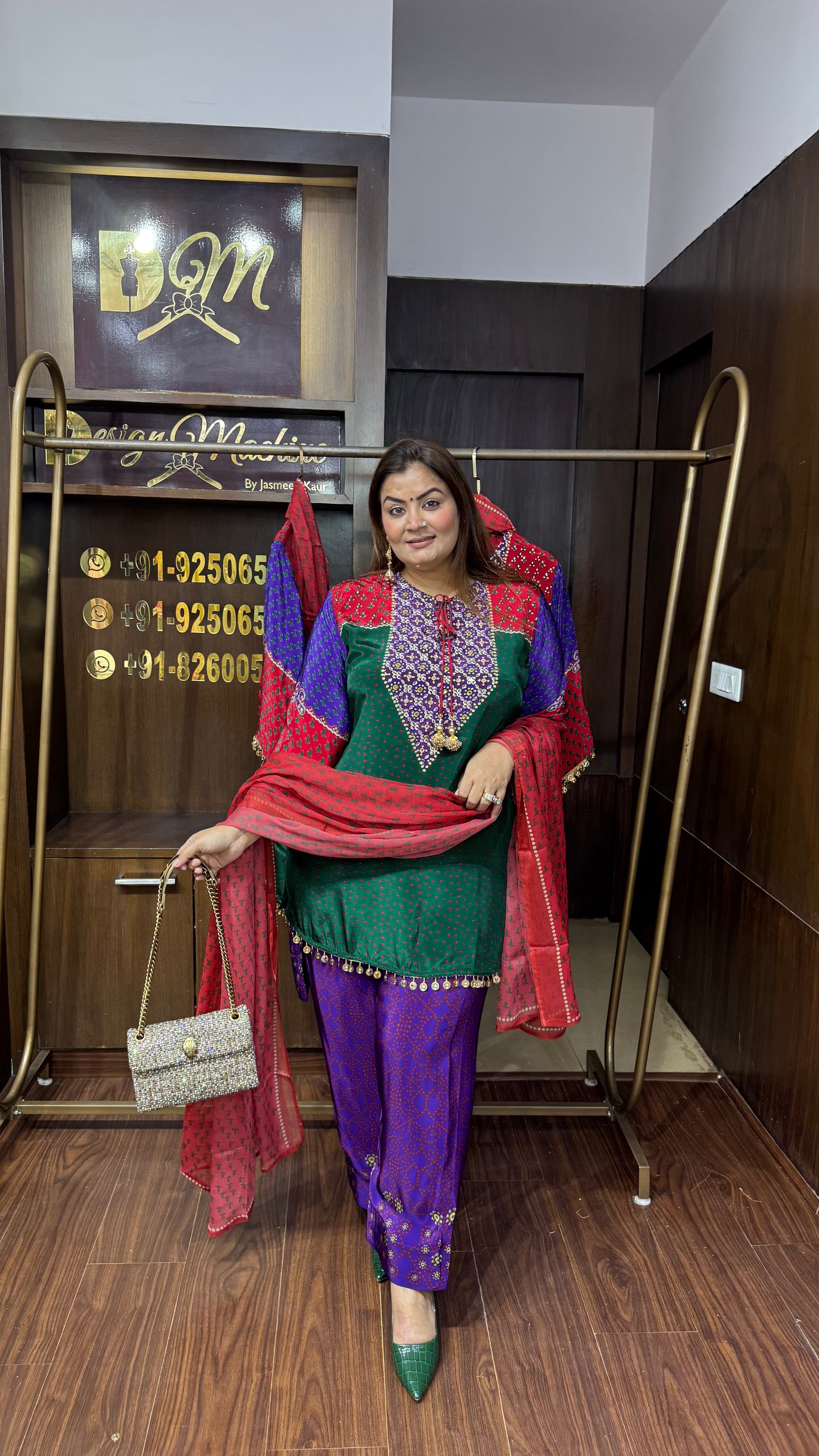 Ritika (Pure Crepe Suit)