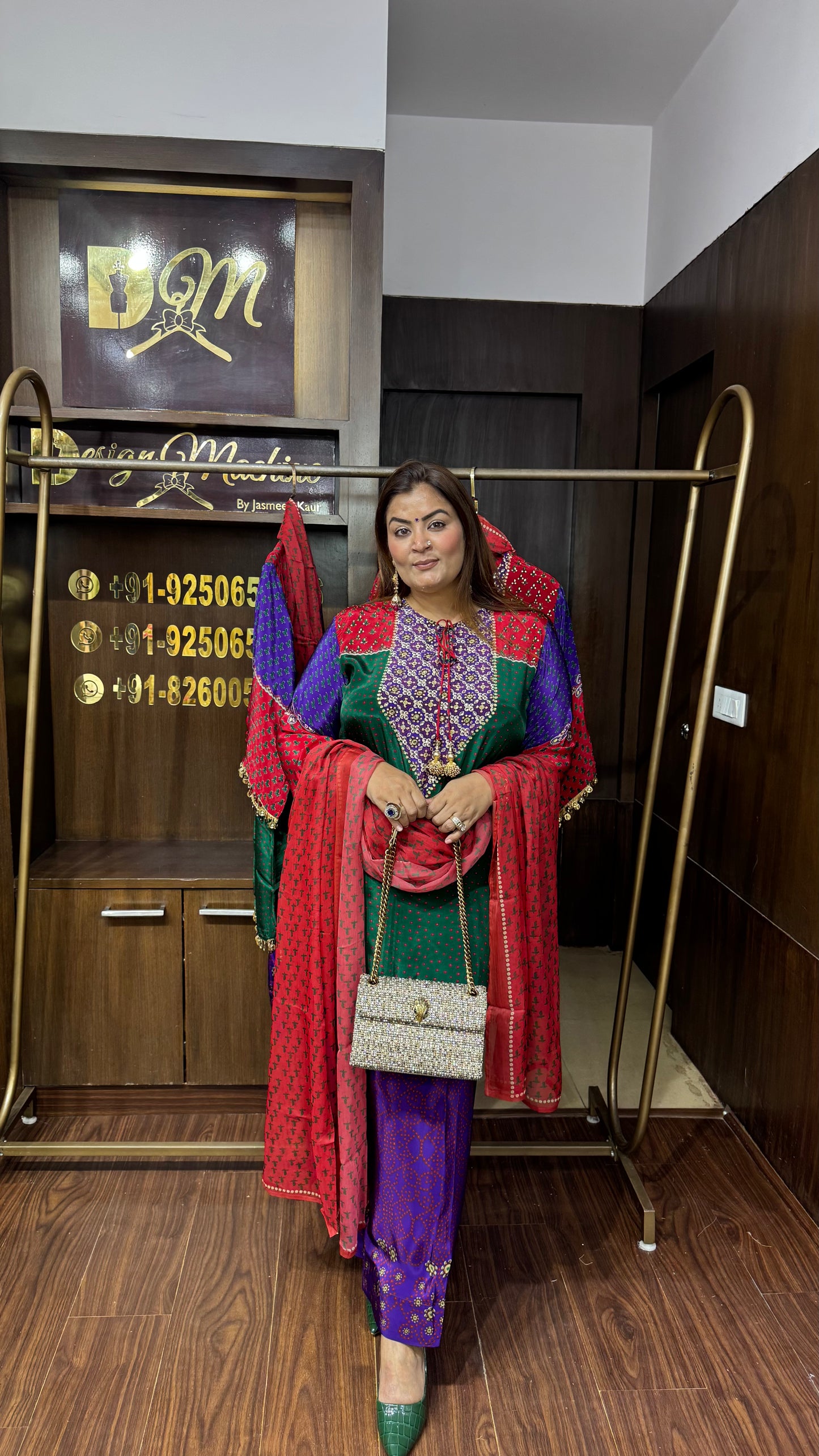 Ritika (Pure Crepe Suit)