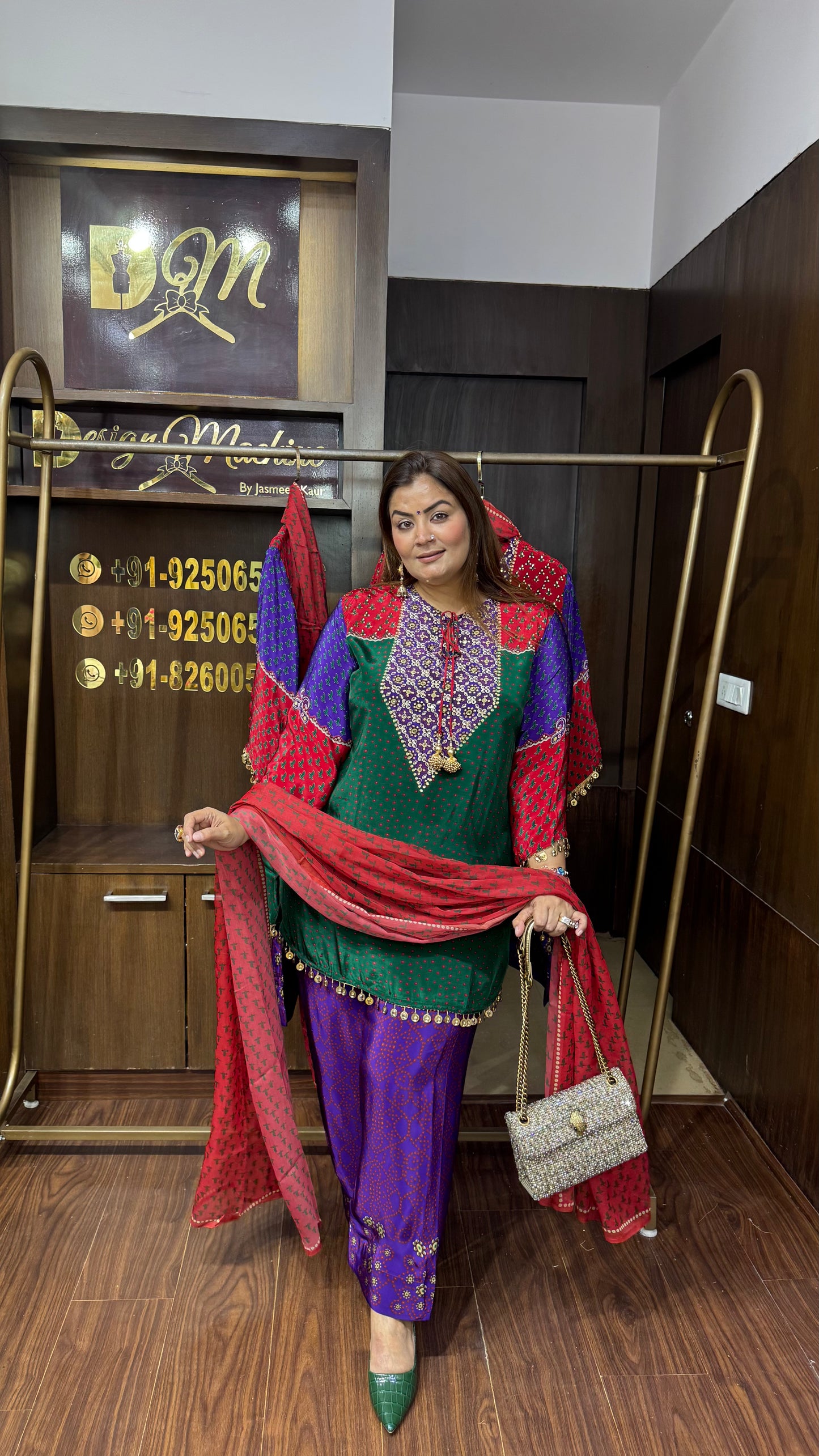 Ritika (Pure Crepe Suit)