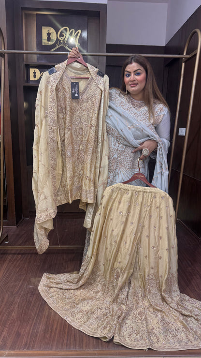 Gulnaar Sharara Suit