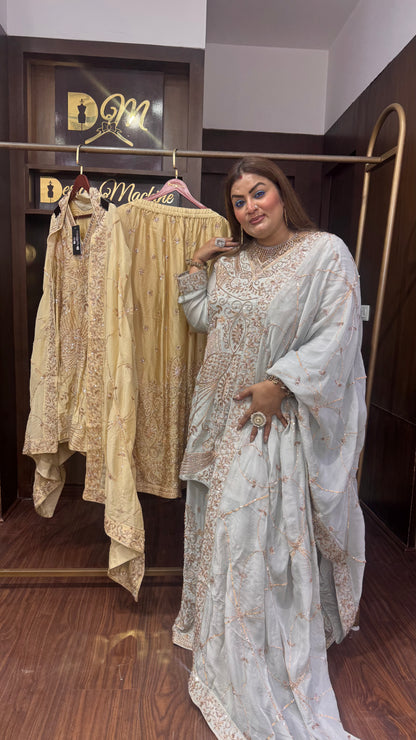 Gulnaar Sharara Suit