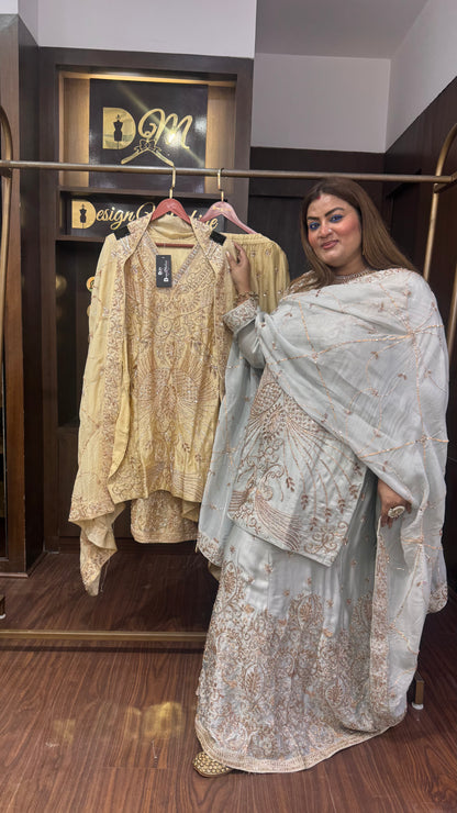 Gulnaar Sharara Suit