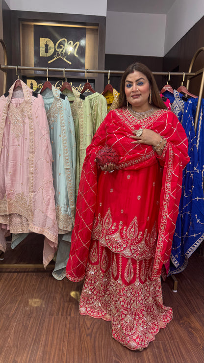 Aafreen Sharara Suit