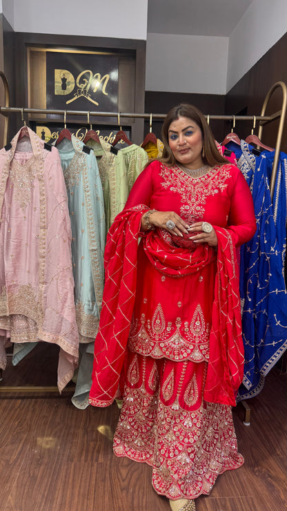 Aafreen Sharara Suit