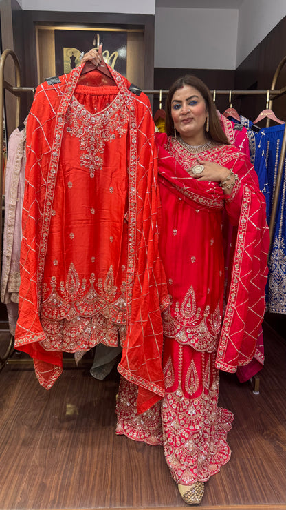 Aafreen Sharara Suit