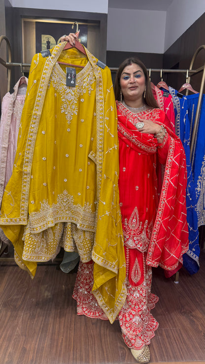 Aafreen Sharara Suit