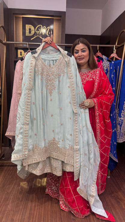 Aafreen Sharara Suit