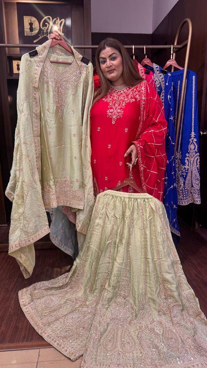 Aafreen Sharara Suit