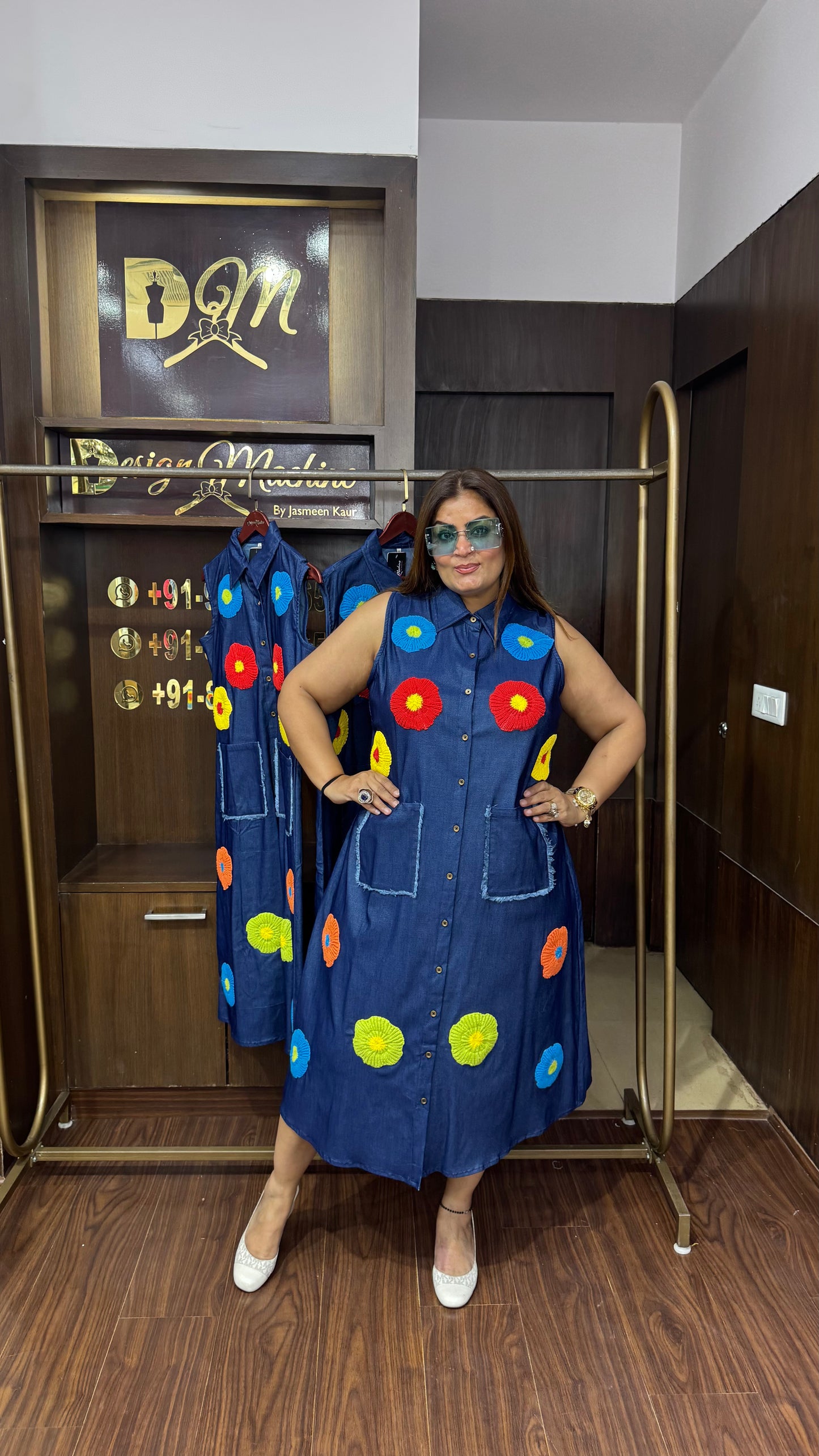 Riva (Denim Dress)
