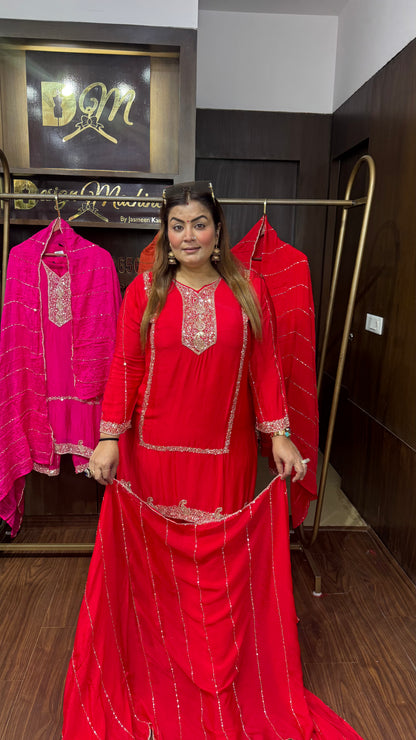 Kirti (Pure Chinnon Suit)