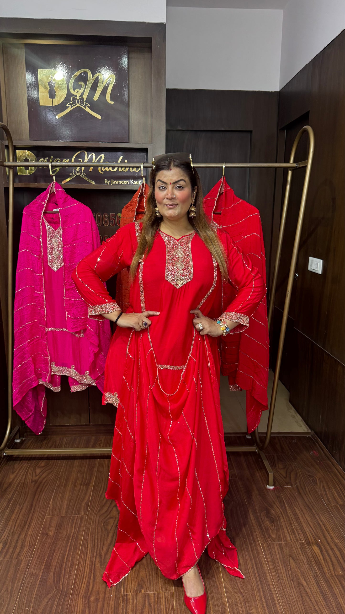 Kirti (Pure Chinnon Suit)