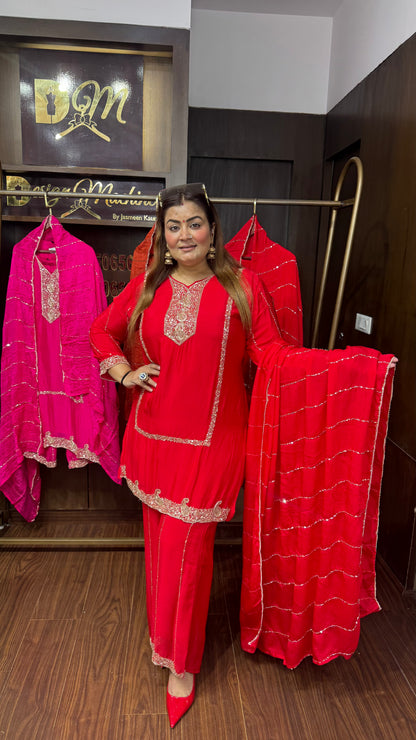 Kirti (Pure Chinnon Suit)
