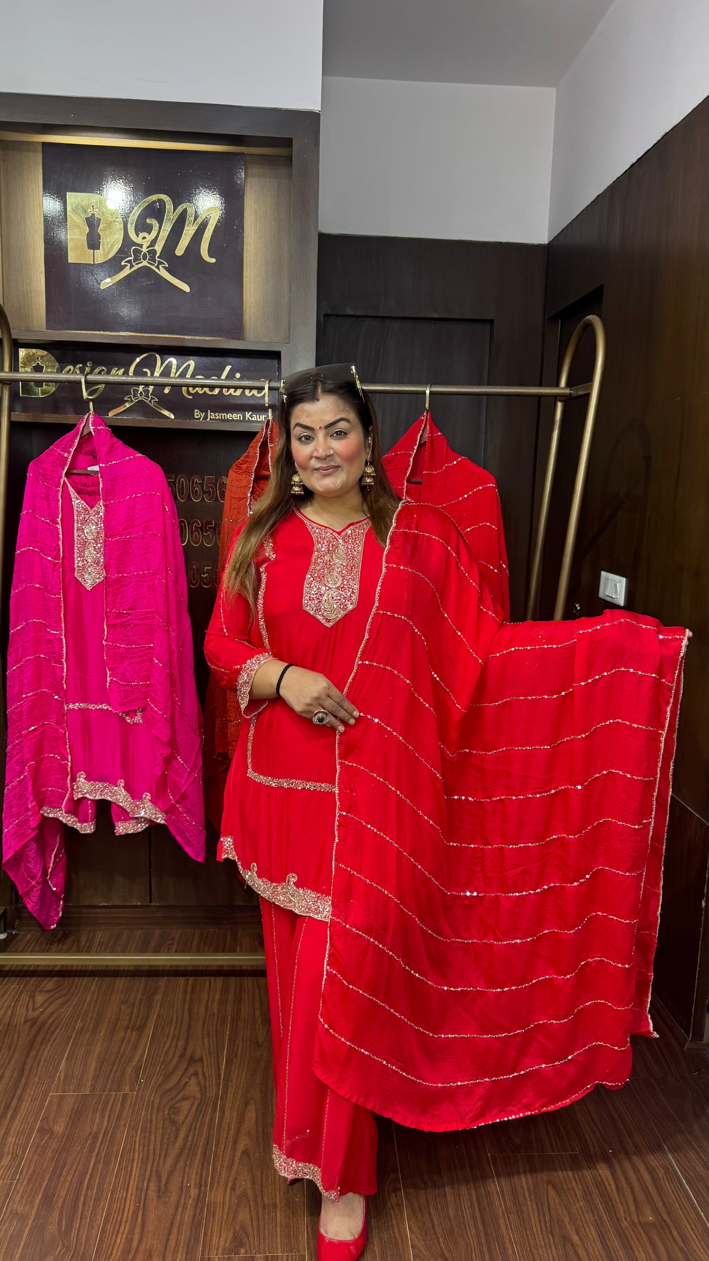 Kirti (Pure Chinnon Suit)