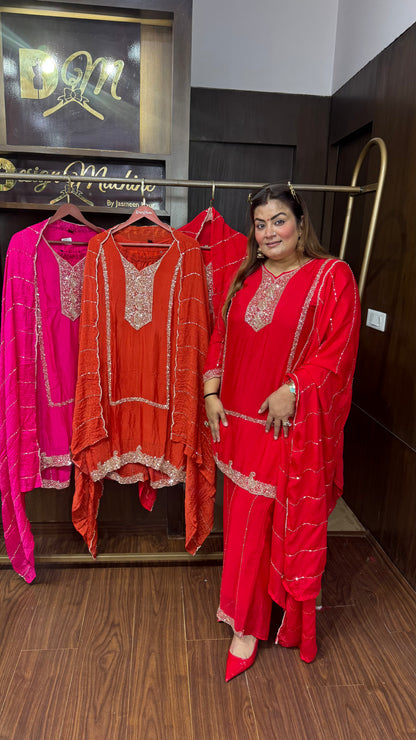 Kirti (Pure Chinnon Suit)