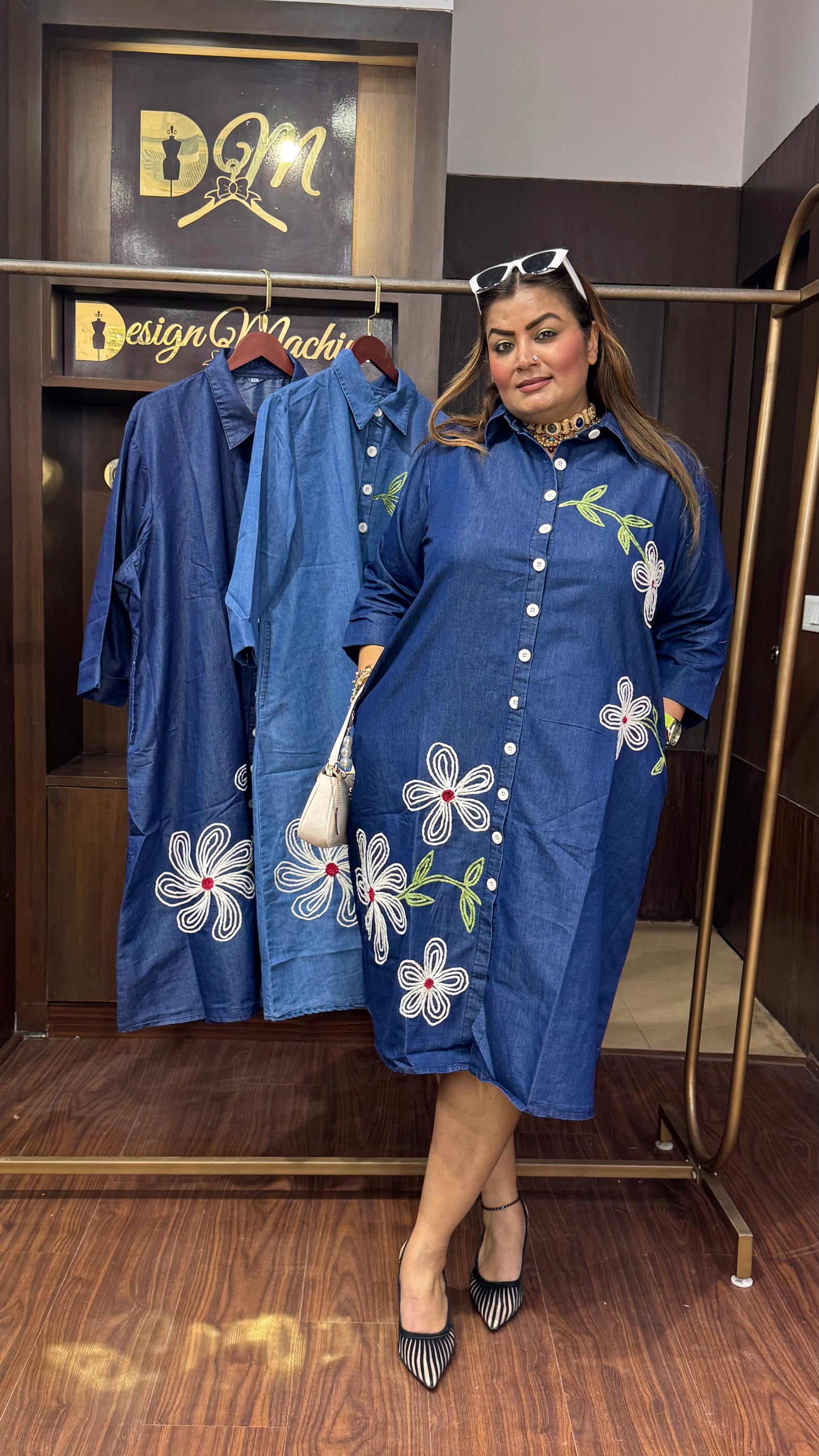 Zyphira (Denim Dress)