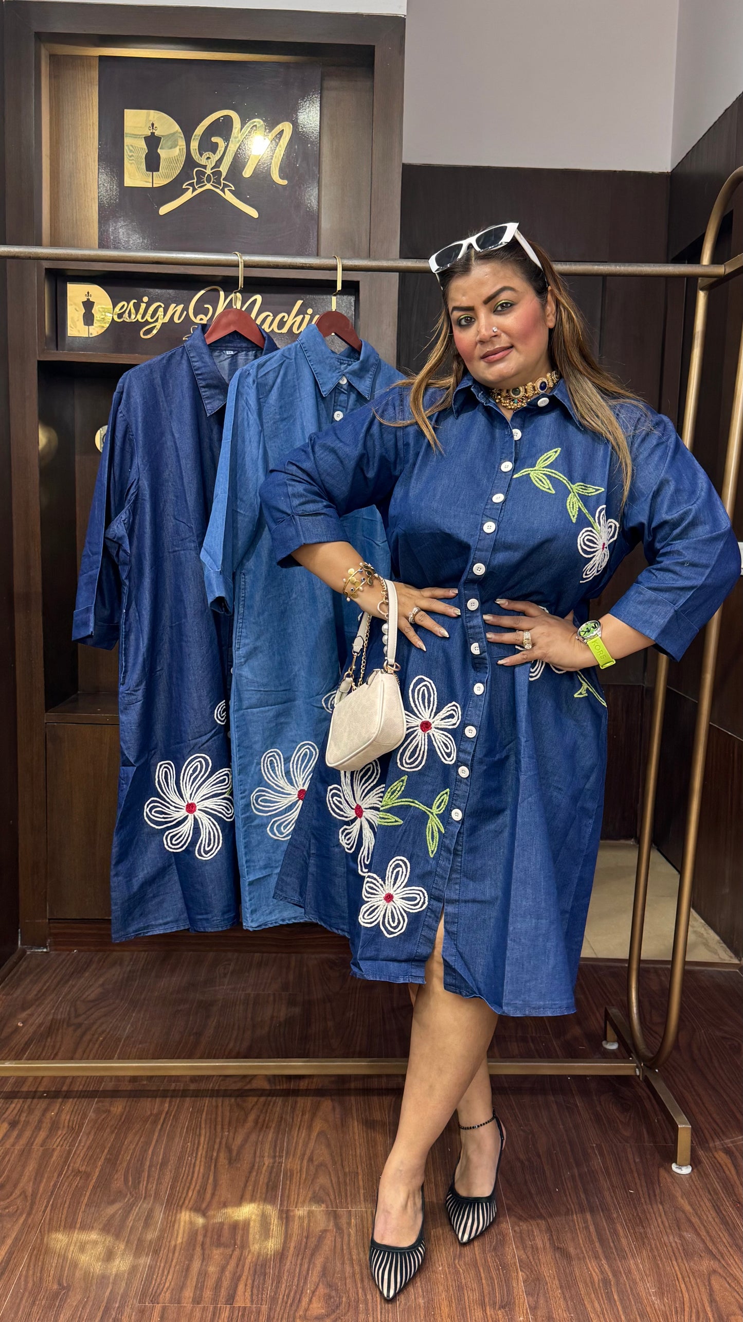 Zyphira (Denim Dress)