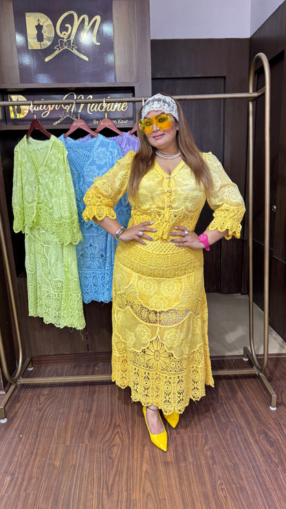 Alira (Hakoba Chikan Skirt & Top Cordset)