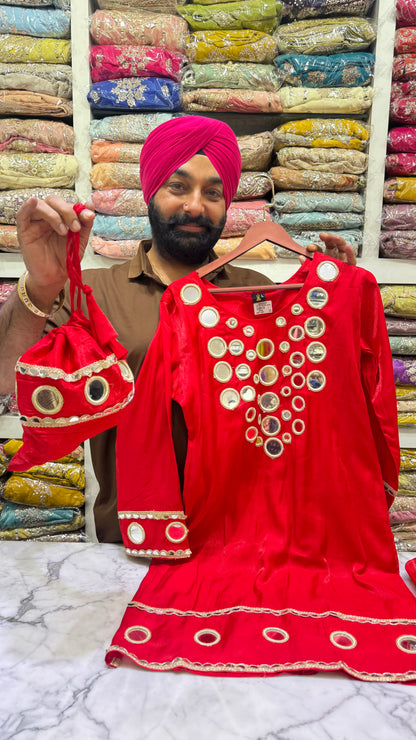 Aarohi Shimmer Potli Cordset