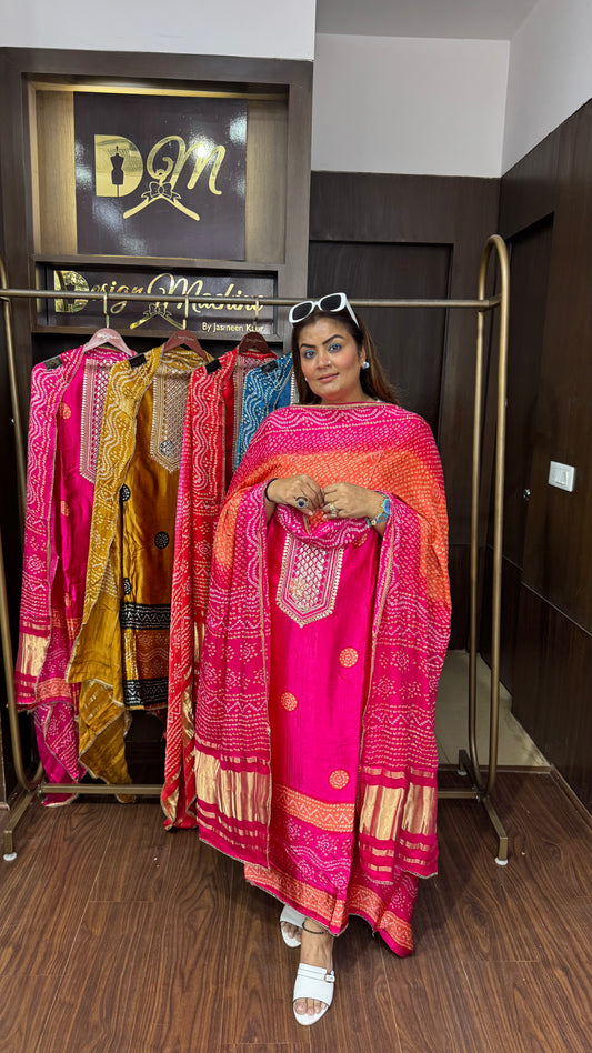 Ruhani Gajji Silk Suit