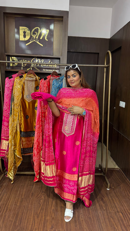 Ruhani Gajji Silk Suit