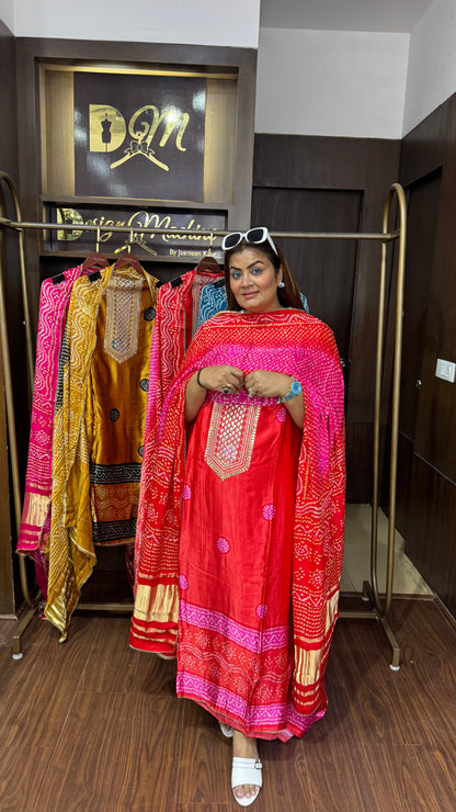 Ruhani Gajji Silk Suit