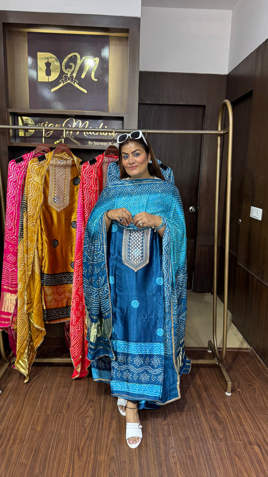 Ruhani Gajji Silk Suit