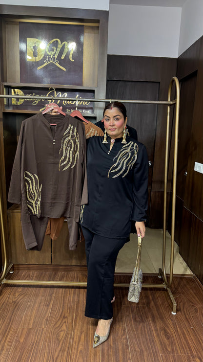 Ruhee (Pure Crepe Cordset)