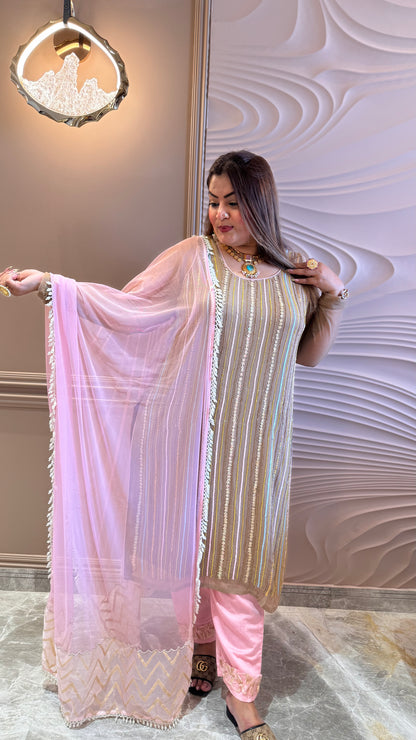 Meheriva (Pure Georgette Embroidery Suit)