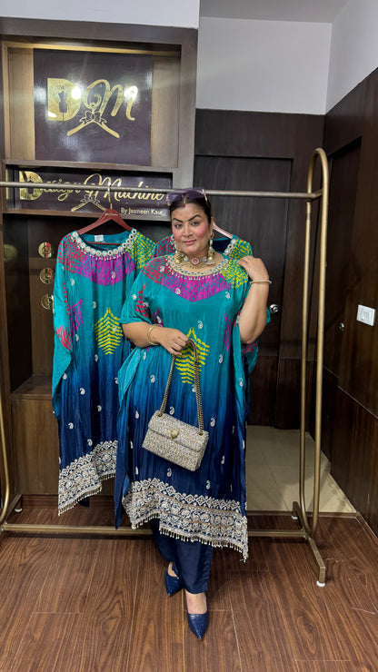 Kirti (Pure Crepe Kaftan Cordset)