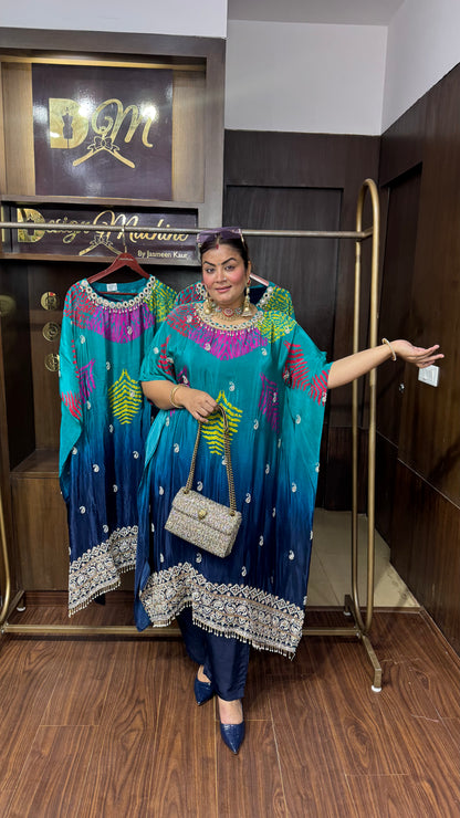 Kirti (Pure Crepe Kaftan Cordset)