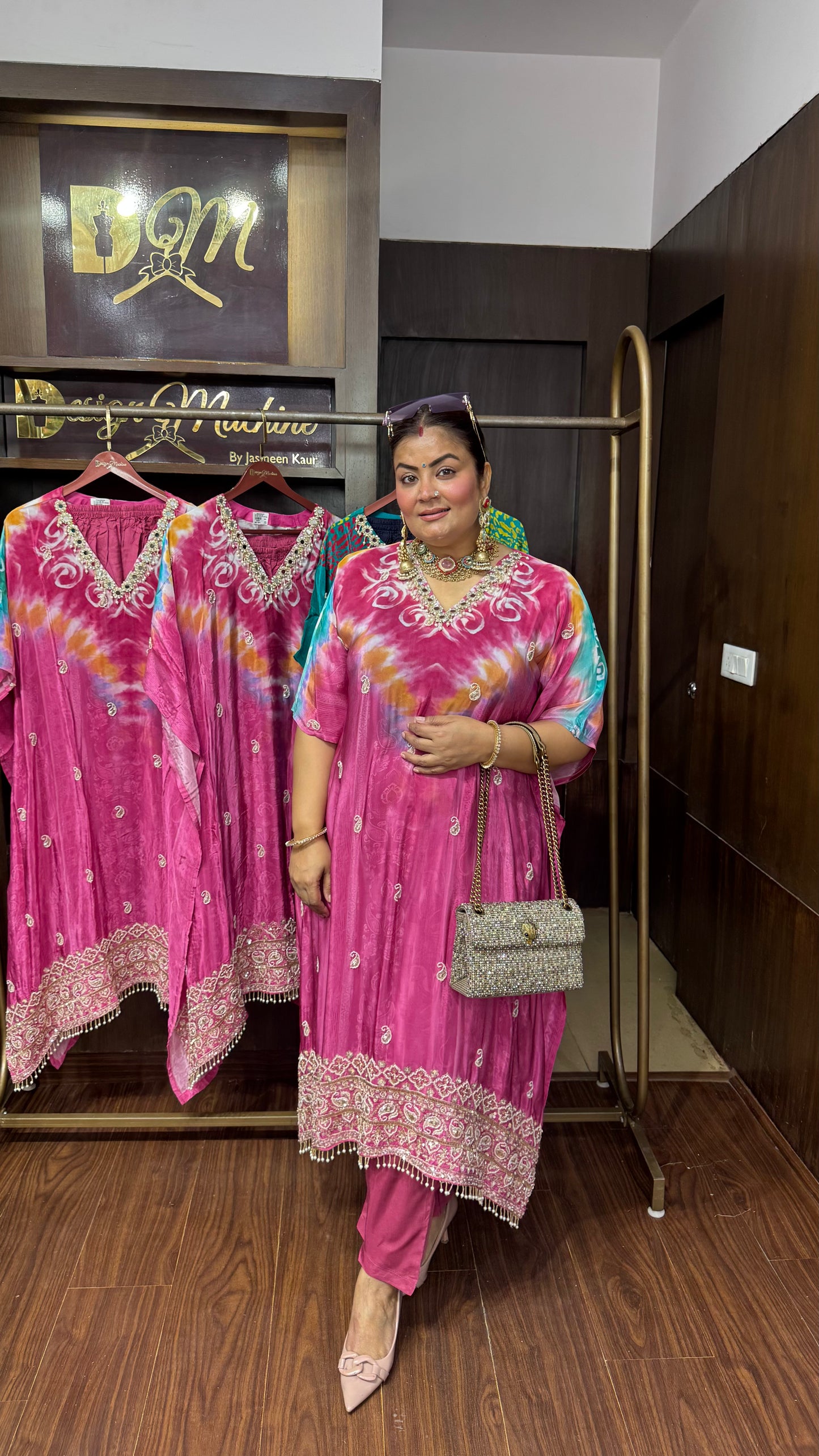 Suhani (Pure Crepe Kaftan Cordset)