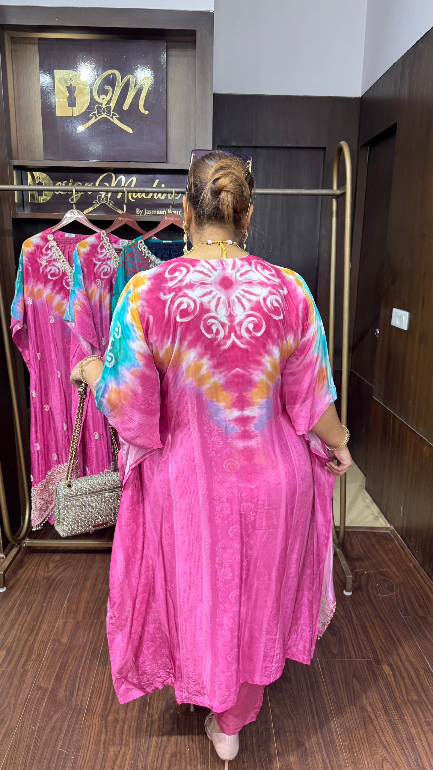 Suhani (Pure Crepe Kaftan Cordset)