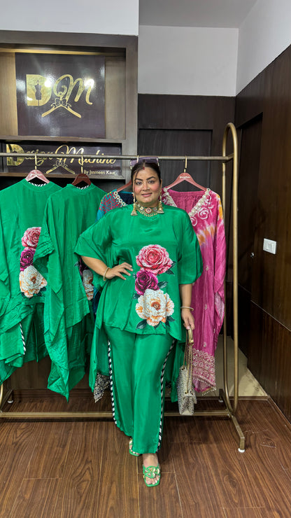 Ruchika (Pure Crepe Kaftan Cordset)