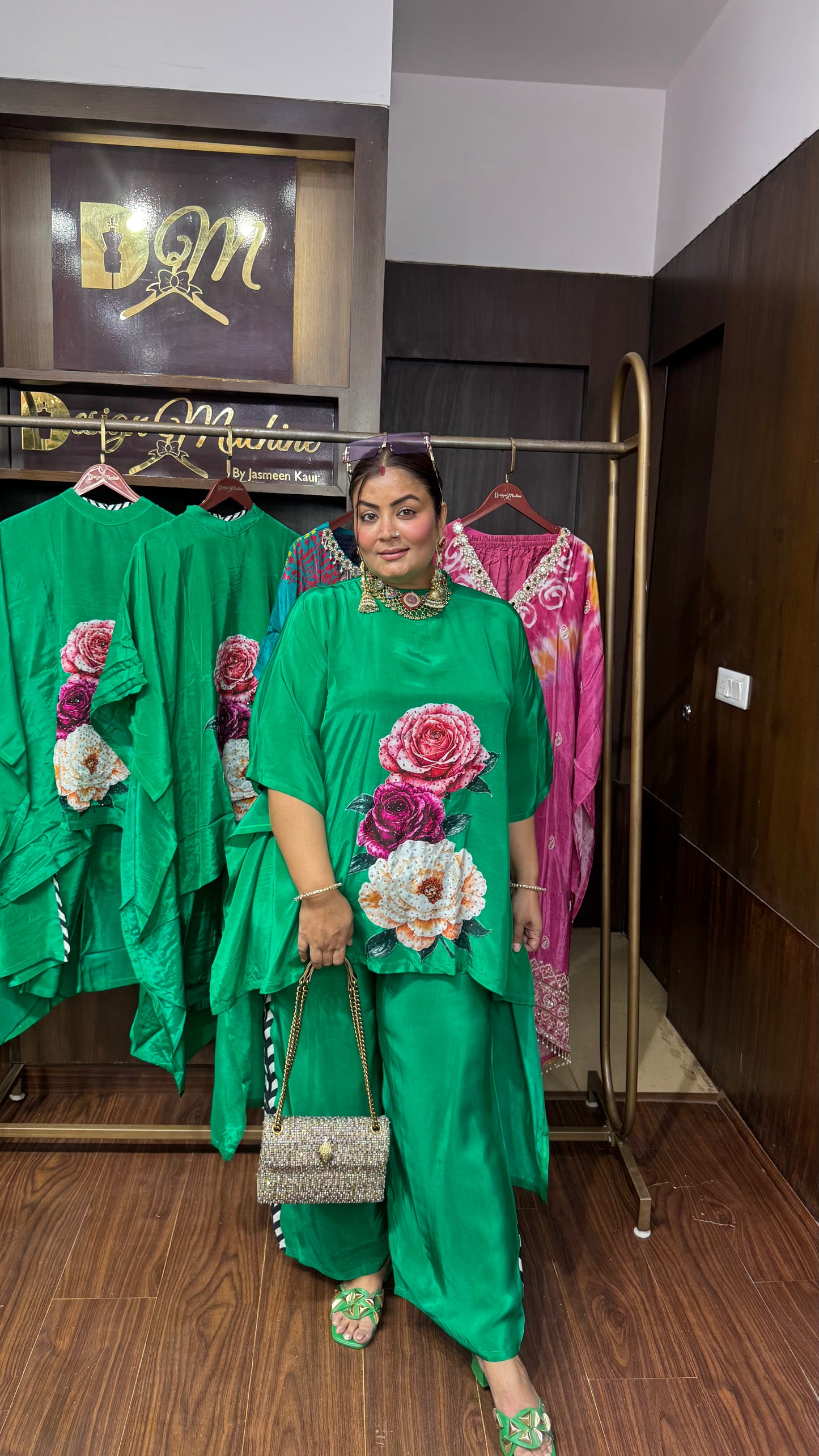 Ruchika (Pure Crepe Kaftan Cordset)