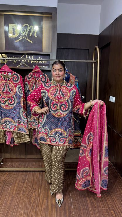 Ruhee (Pure Crepe Suit)