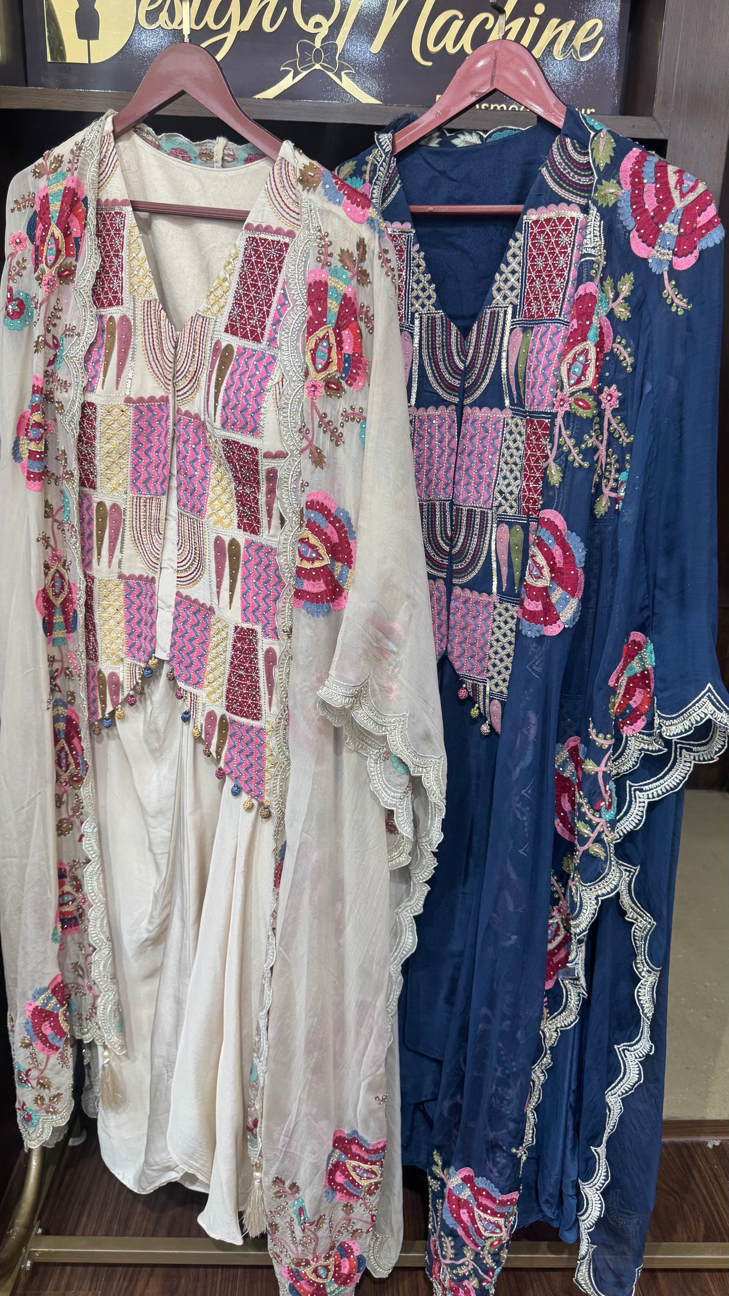 Pure Crepe 3 Piece Indo Western