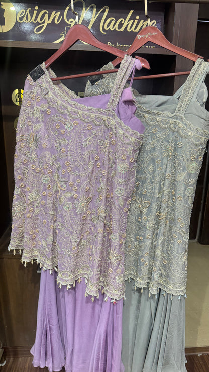 Organza Tissue 3 Piece Indo Western